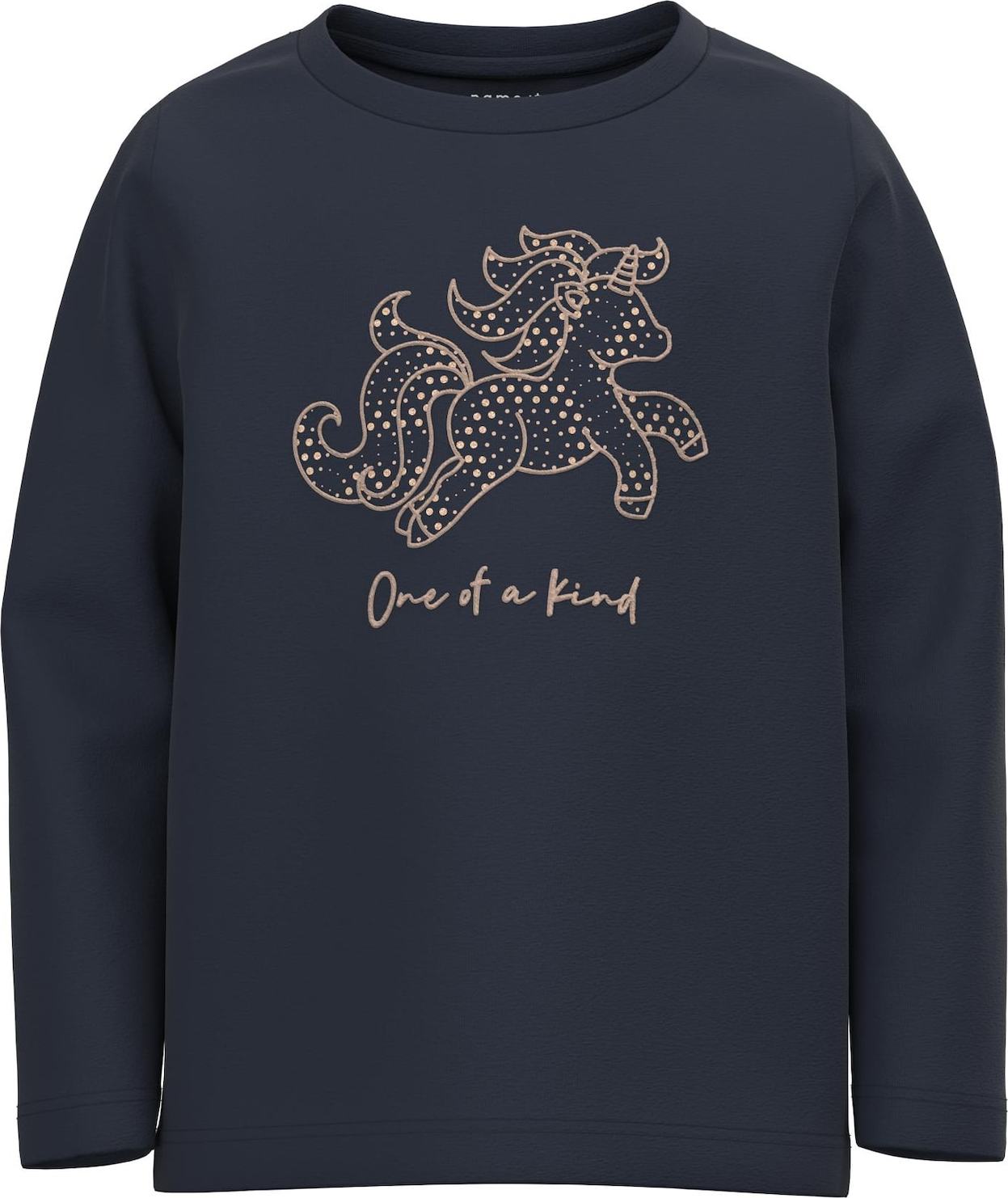 NAME IT Tričko 'Tyla' nažloutlá / marine modrá