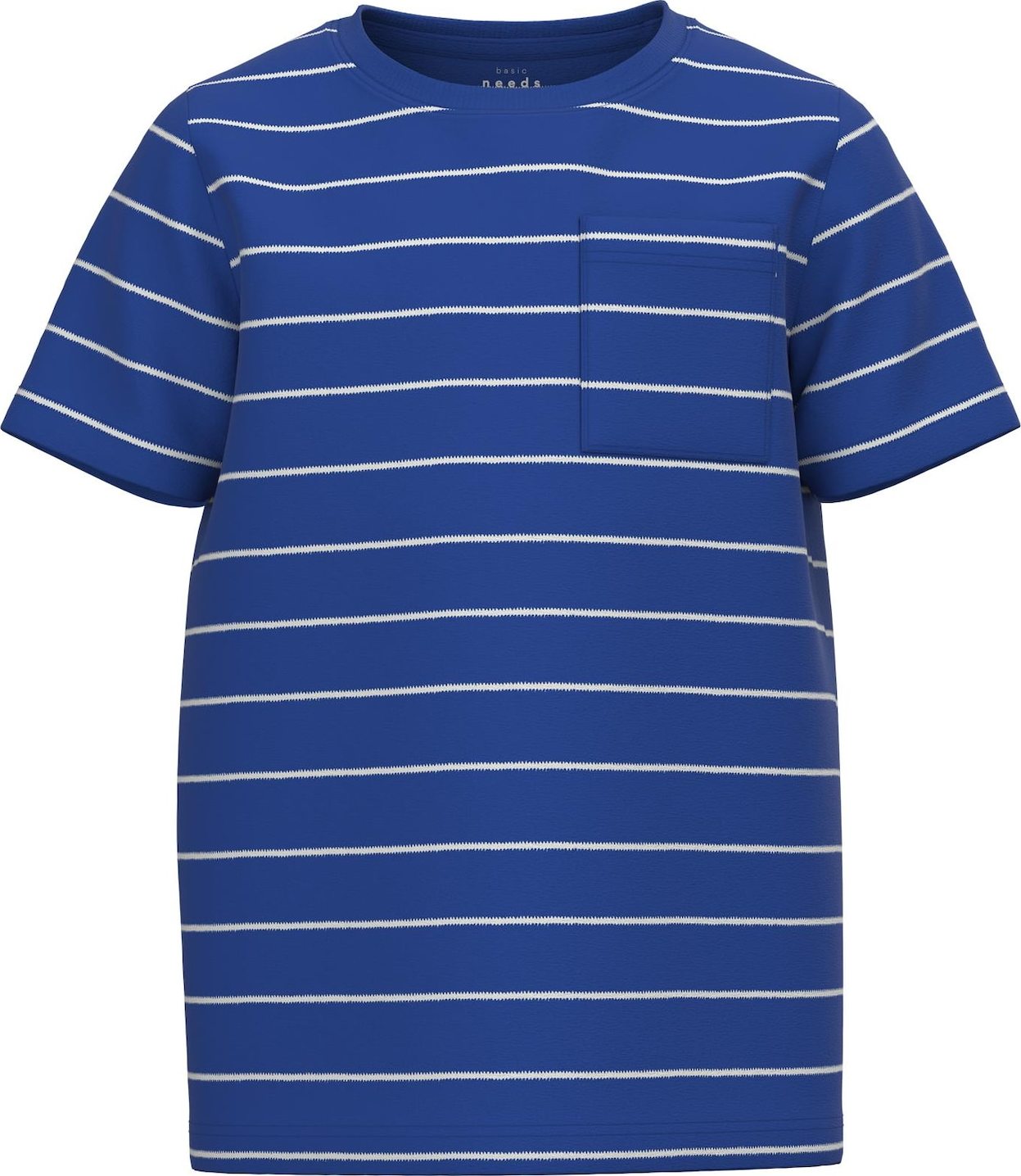 NAME IT Tričko 'Ves' tmavě modrá / bílá