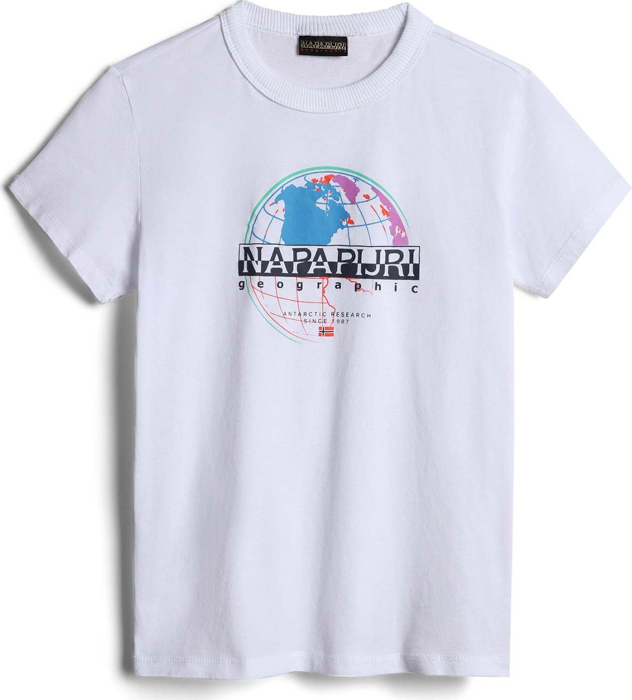 NAPAPIJRI Tričko 'AZOGUES' mix barev / bílá