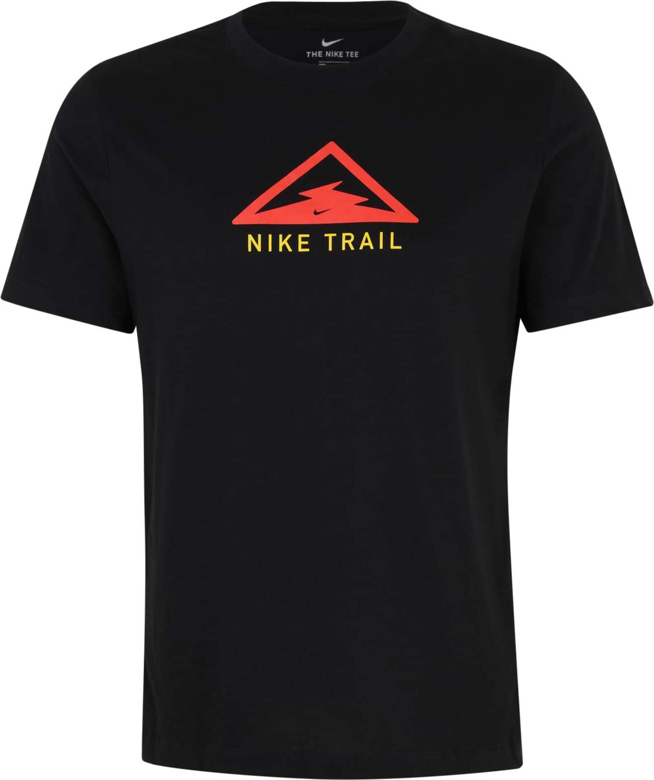 NIKE Funkční tričko 'Trail' žlutá / červená / černá