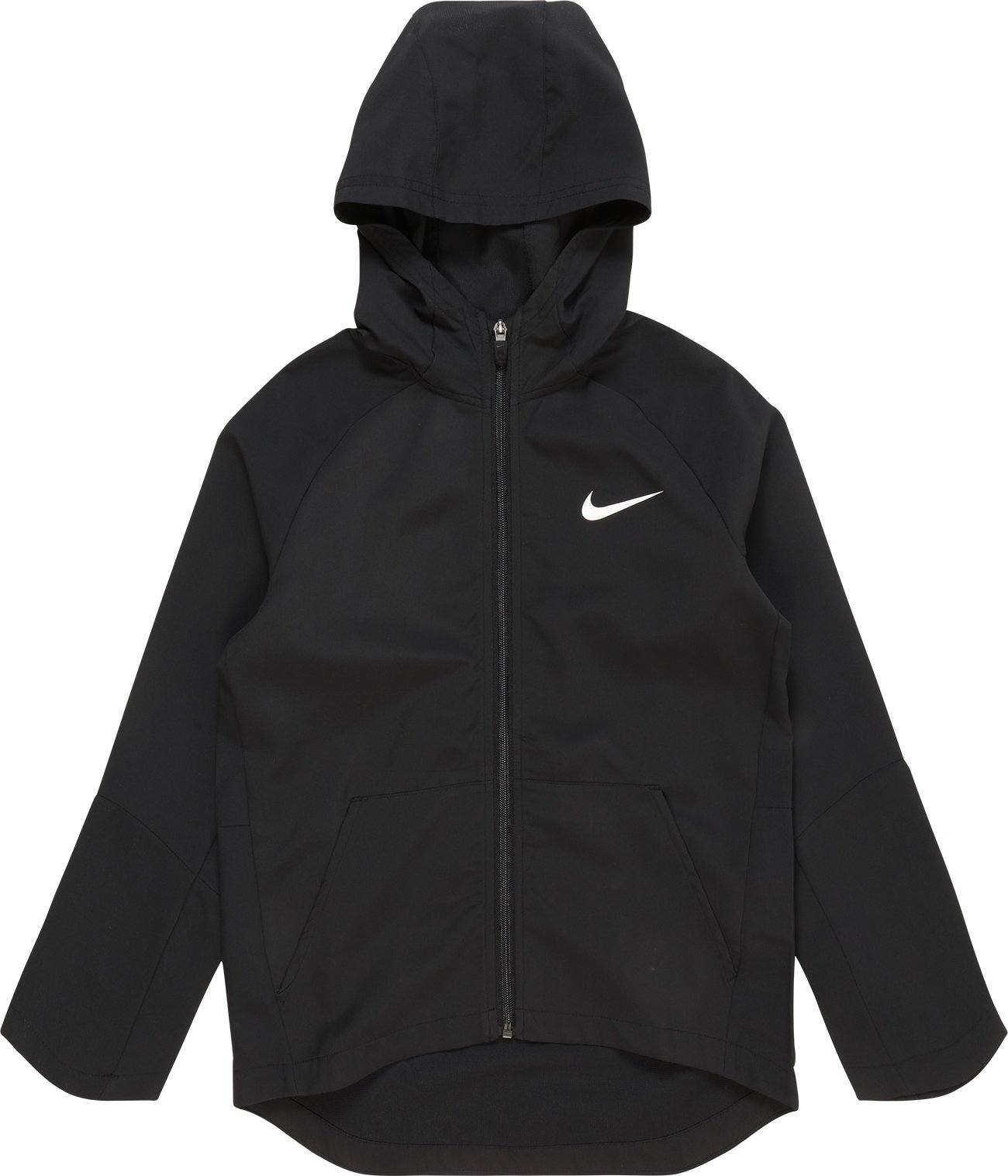 NIKE Sportovní bunda černá / bílá