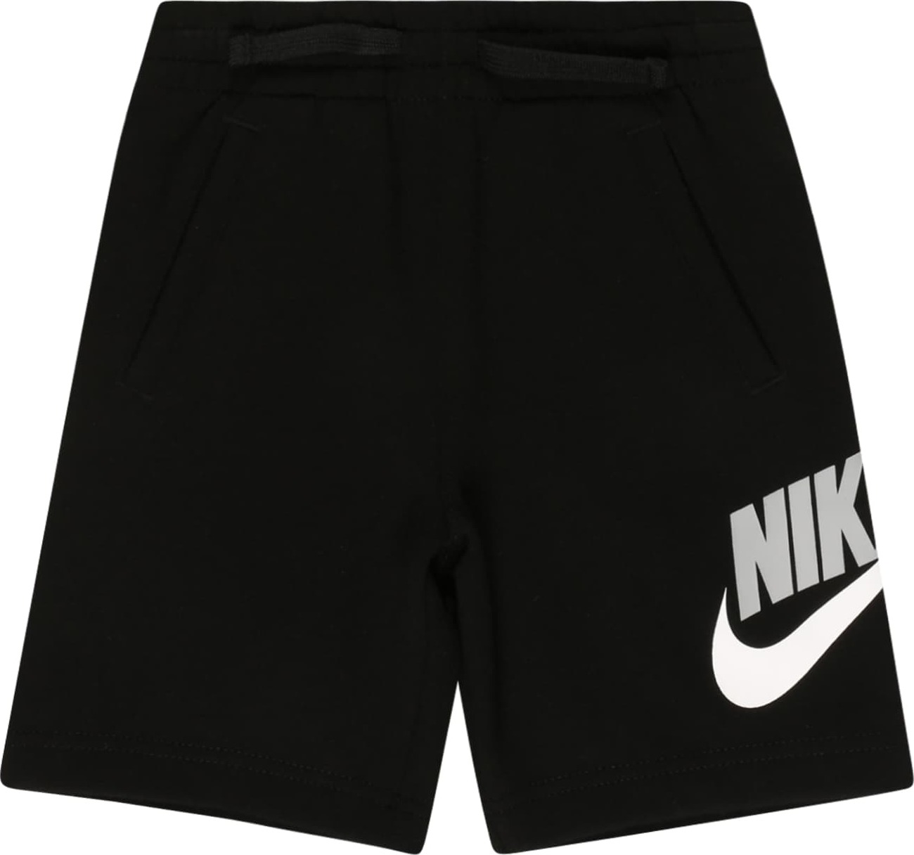 Nike Sportswear Kalhoty černá / bílá