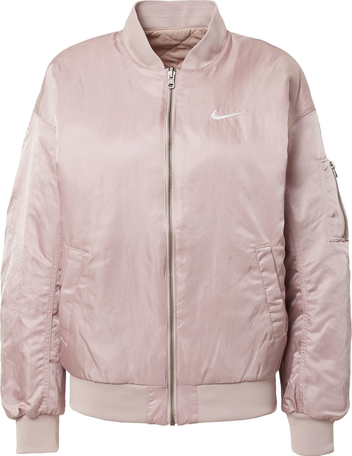 Nike Sportswear Přechodná bunda šedobéžová