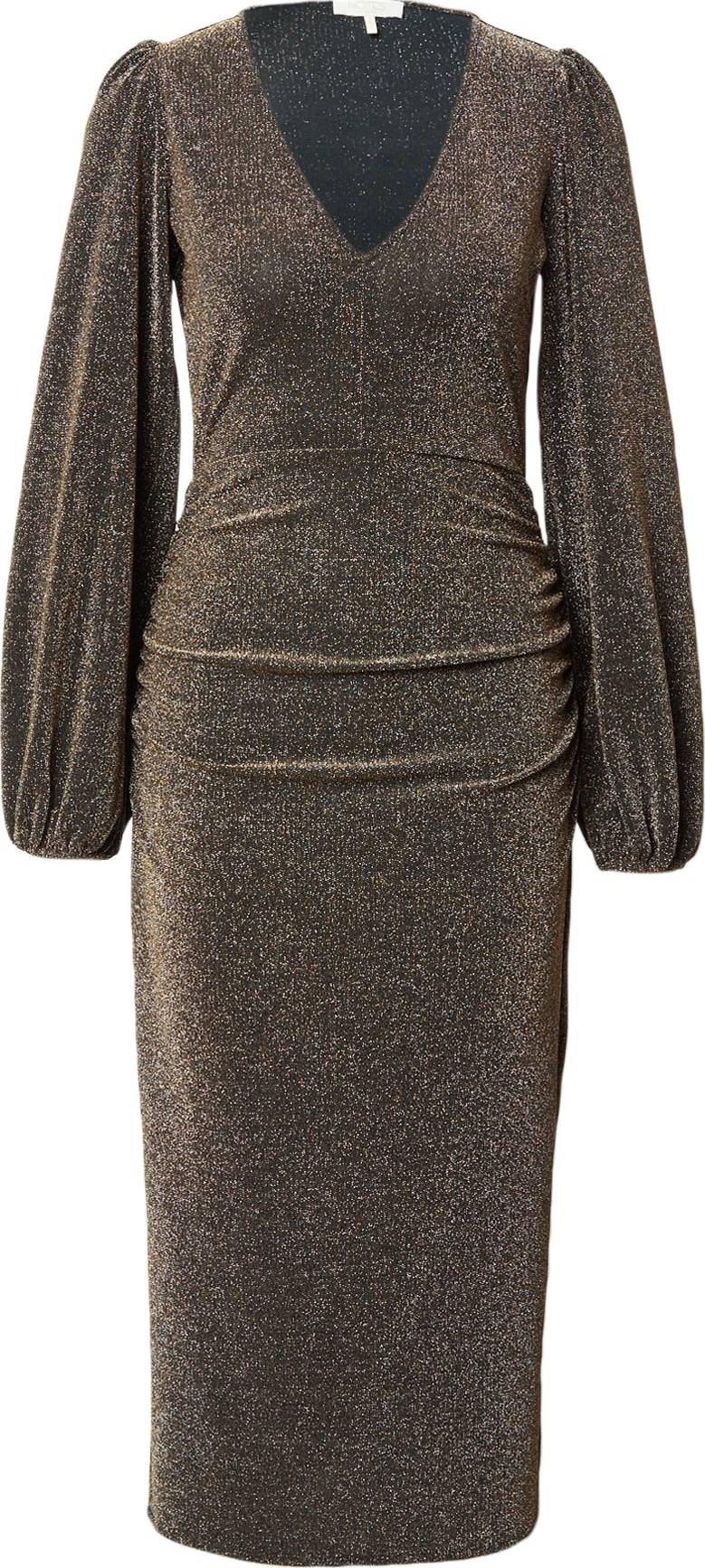 Notes du Nord Šaty 'Felicity' zlatá / černá