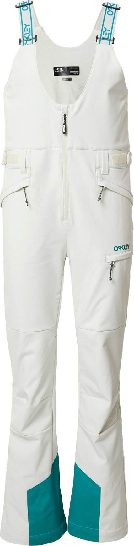 OAKLEY Outdoorové kalhoty 'DHARMA' smaragdová / bílá