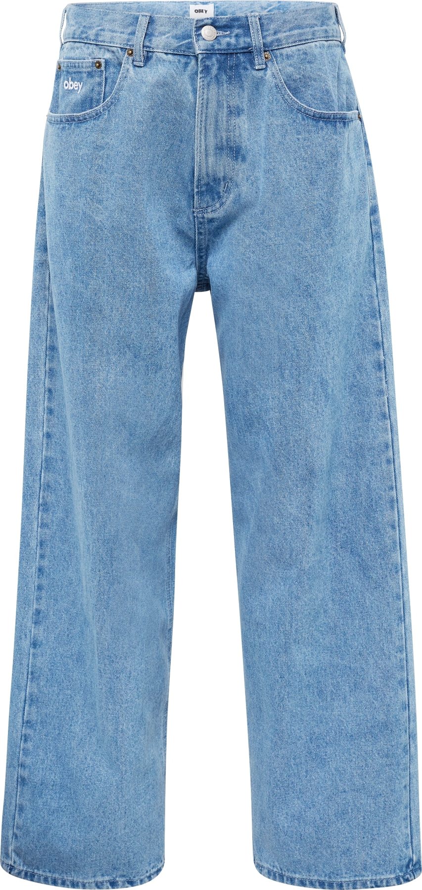 Obey Džíny modrá džínovina