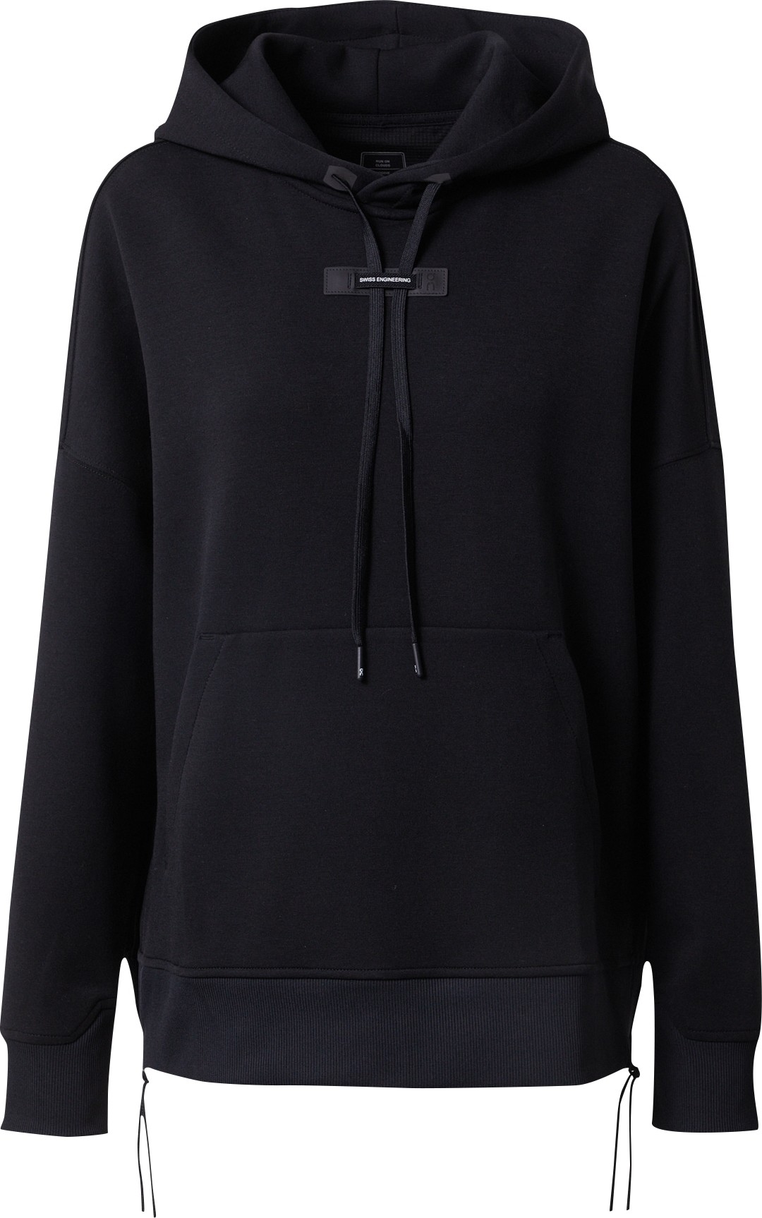 On Sportovní mikina černá / bílá