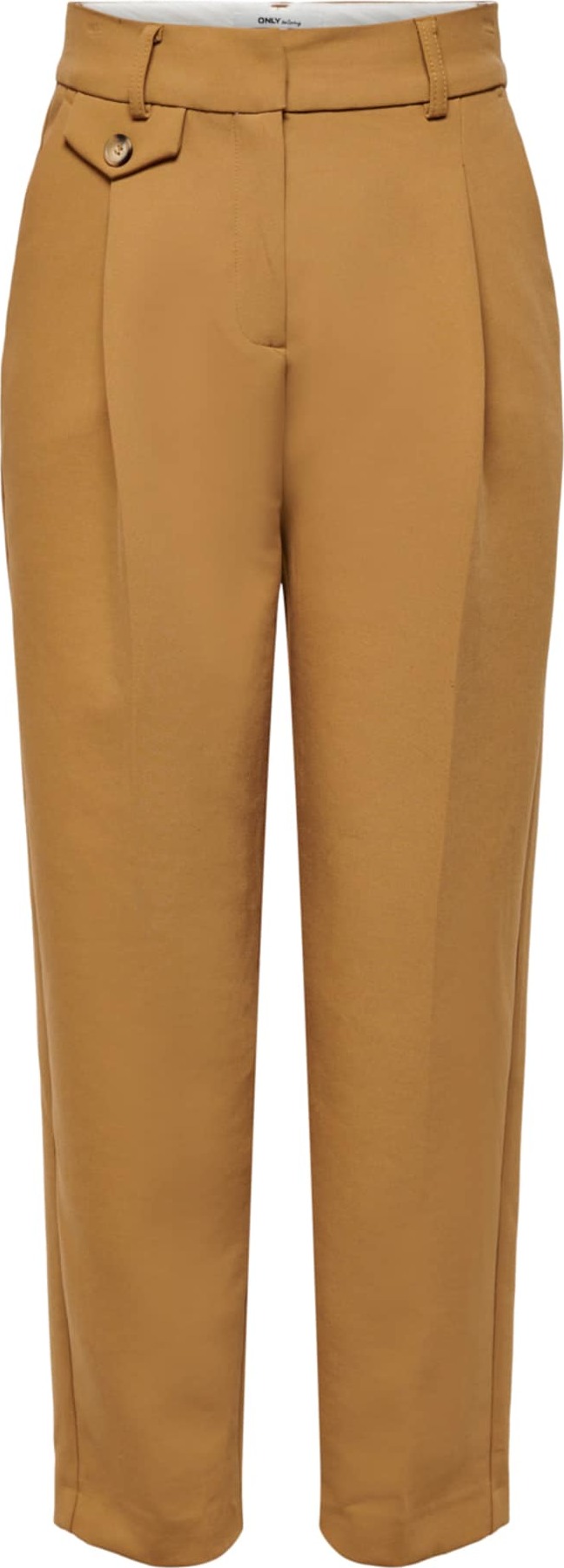 ONLY Kalhoty se sklady v pase 'Laurina' hnědá