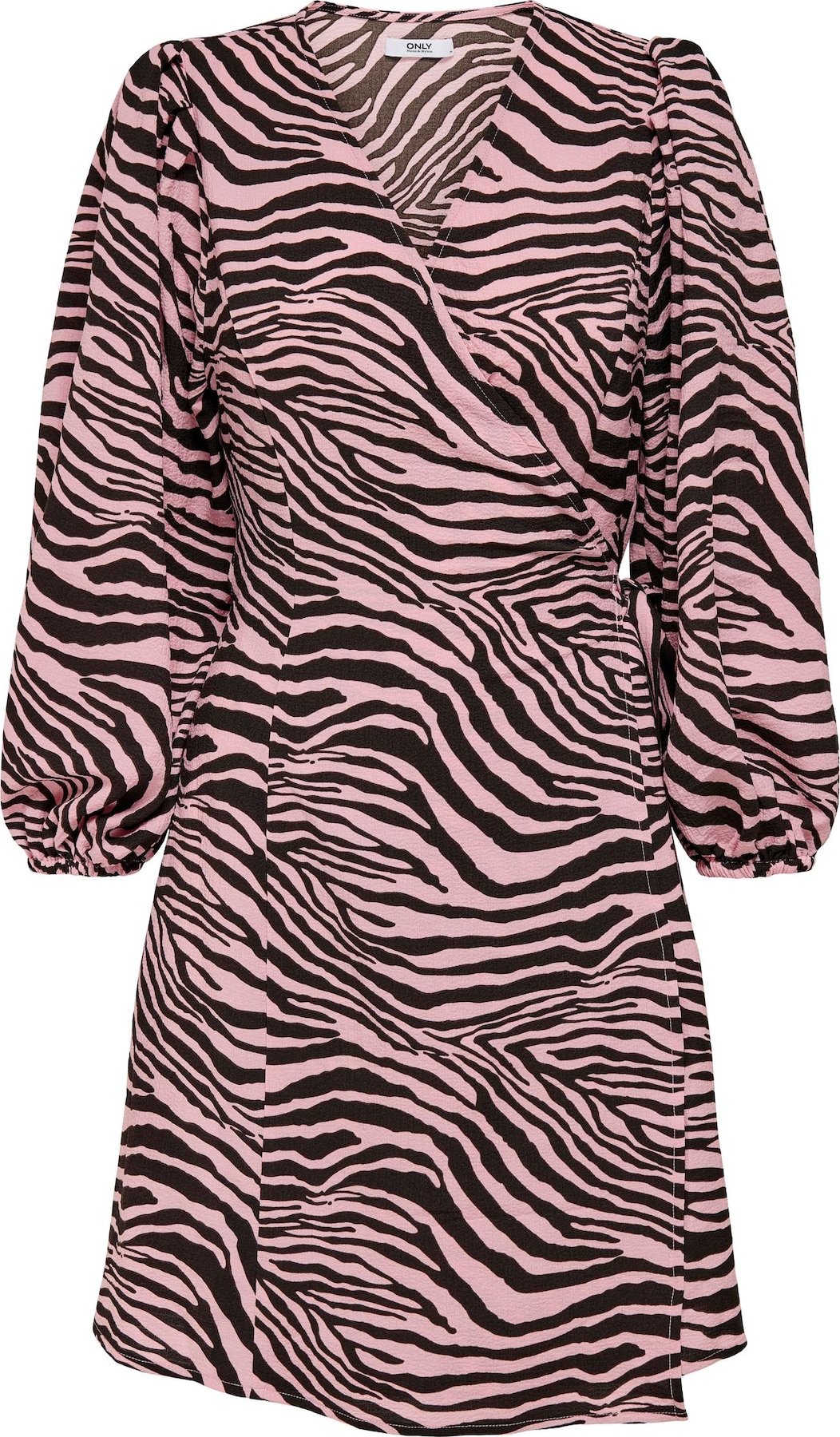 ONLY Šaty 'Jenni' světle růžová / černá