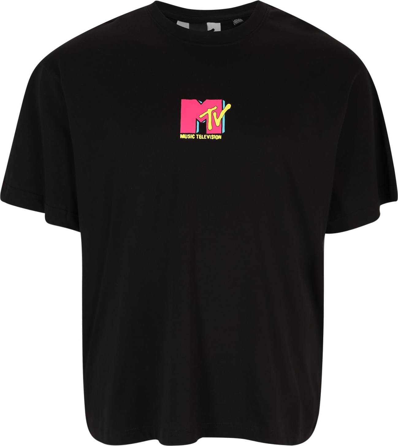 Only & Sons Big & Tall Tričko 'MTV' žlutá / grenadina / černá