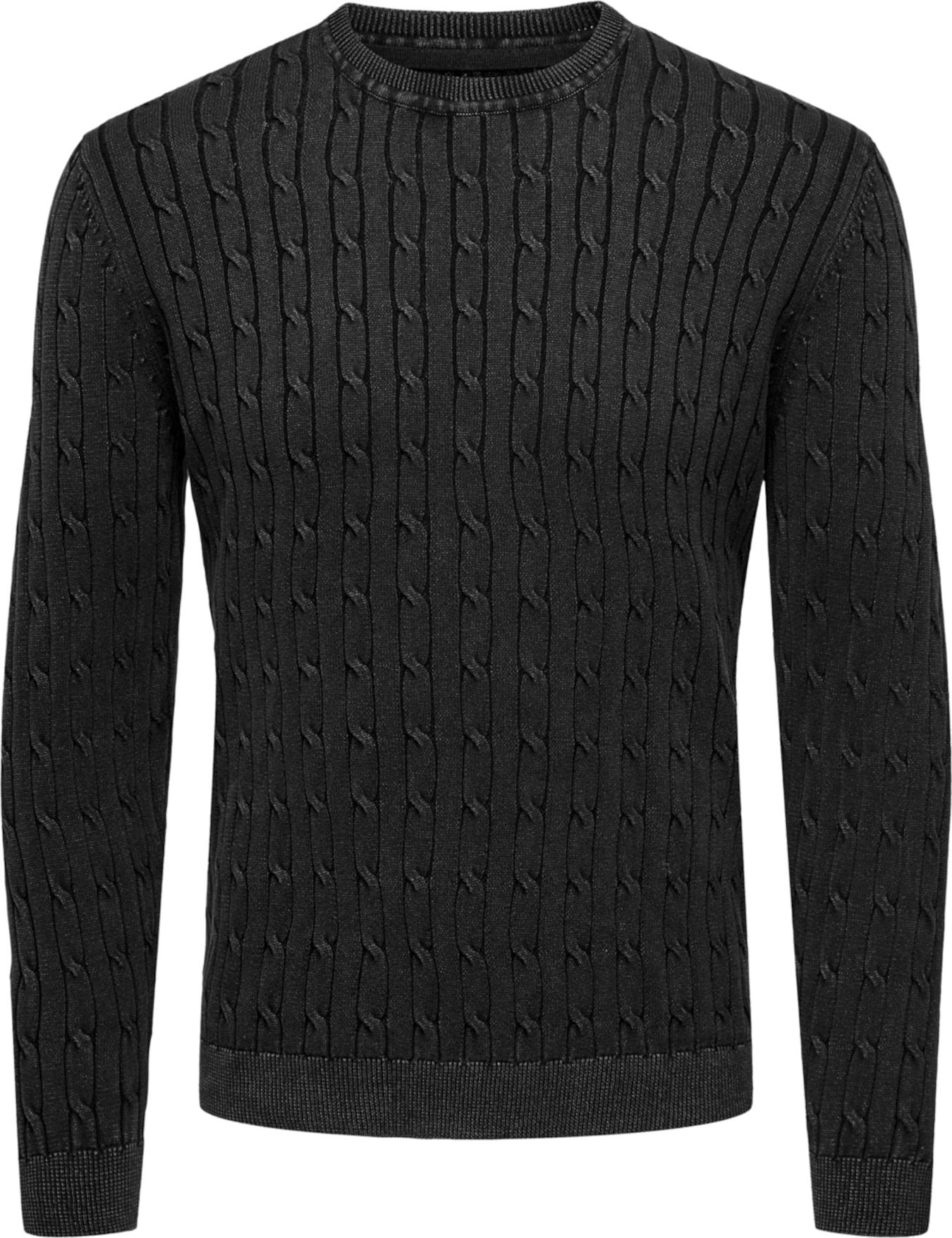 Only & Sons Svetr 'ROBERT' černá