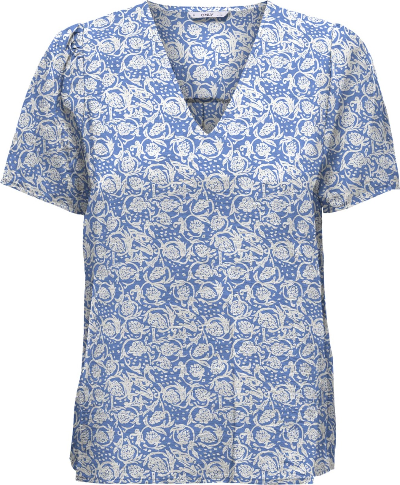 ONLY Tričko 'MARGOT' modrá / bílá