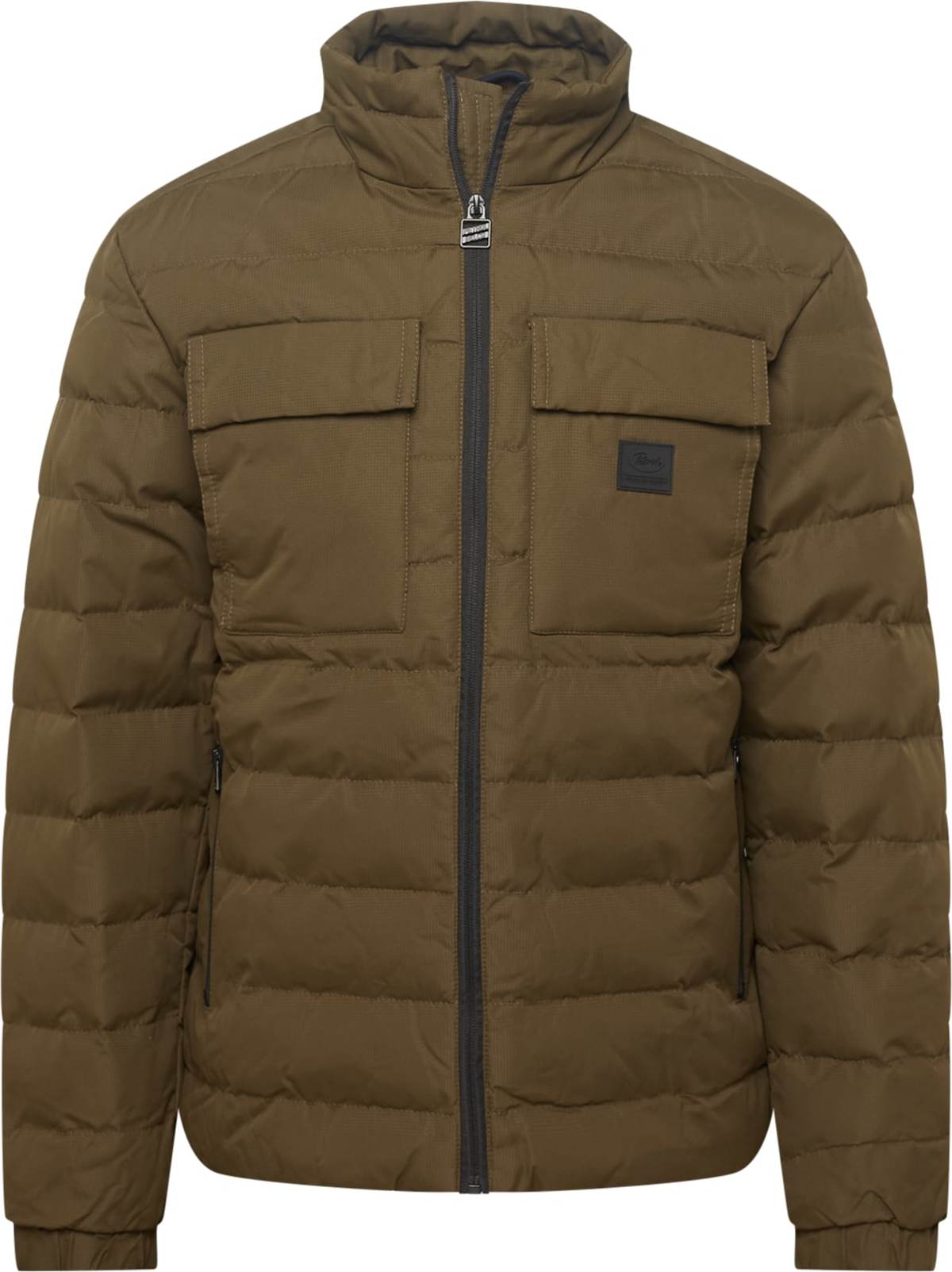 Petrol Industries Přechodná bunda sépiová / černá