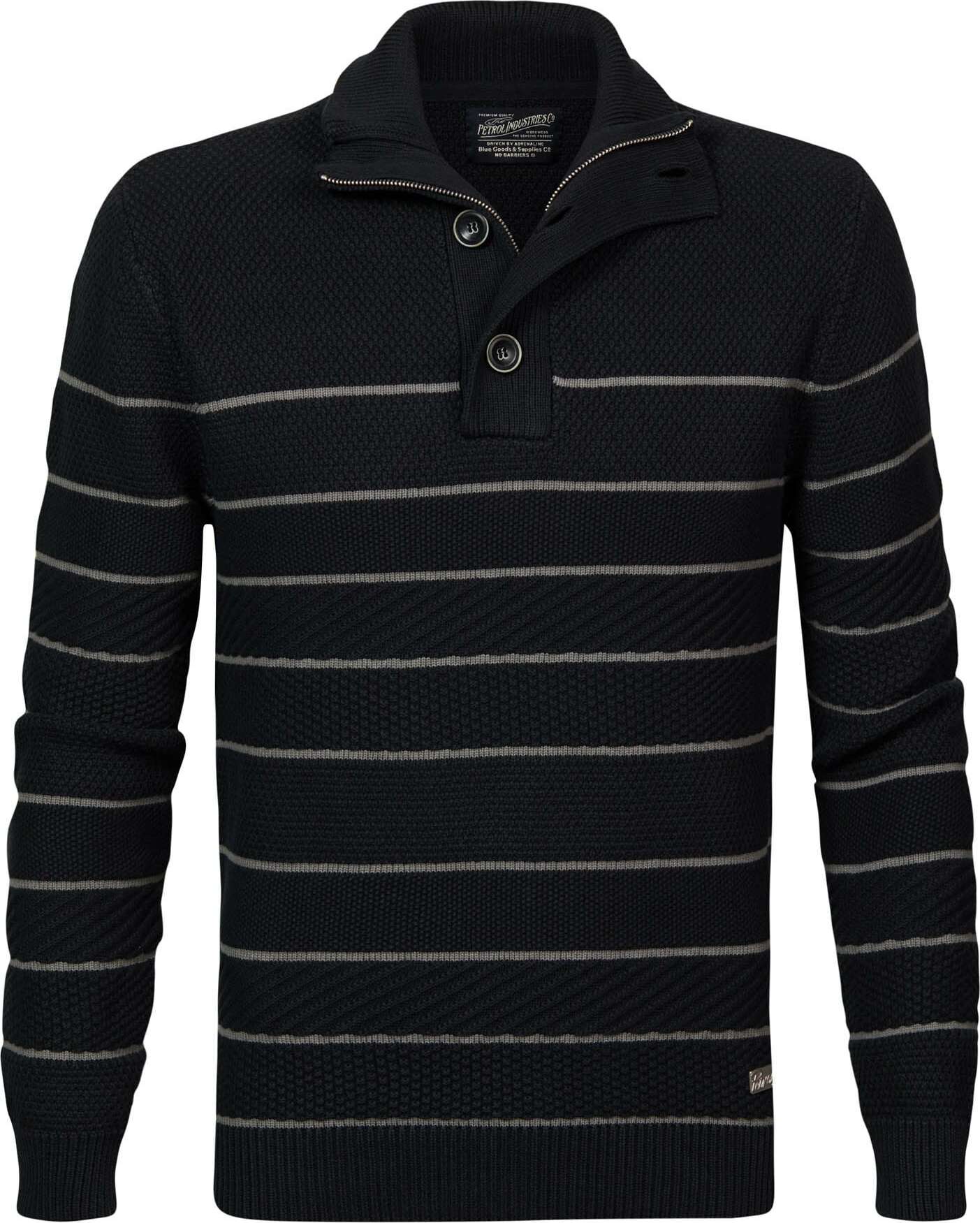 Petrol Industries Svetr béžová / námořnická modř