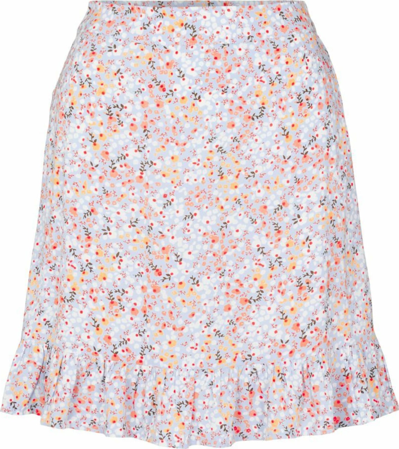 PIECES Sukně světlemodrá / mix barev / lososová / bílá