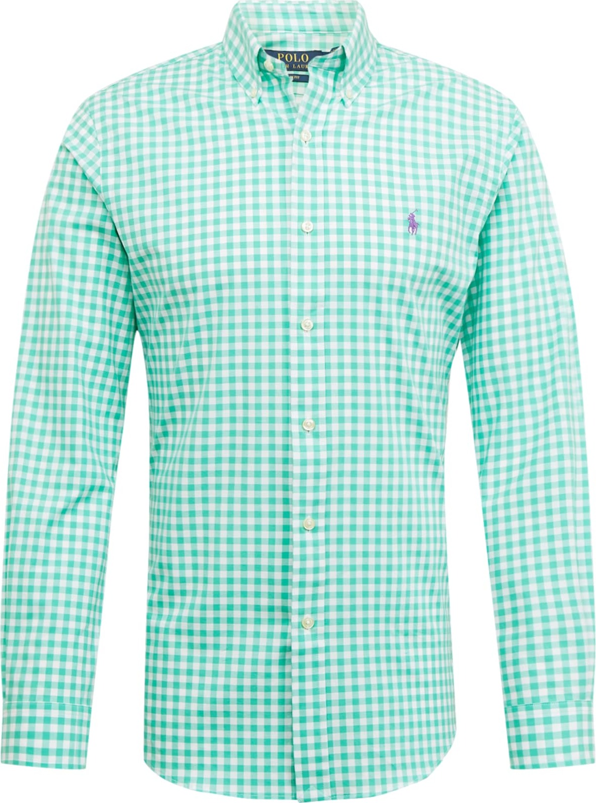 Polo Ralph Lauren Košile nefritová / tmavě fialová / bílá