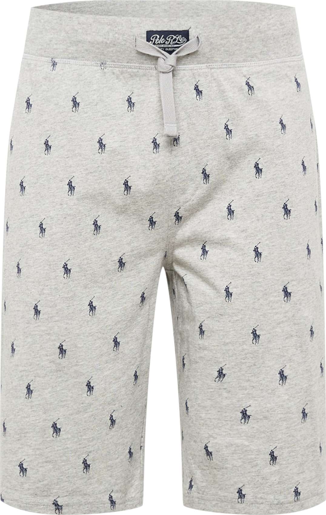 Polo Ralph Lauren Pyžamové kalhoty námořnická modř / světle šedá