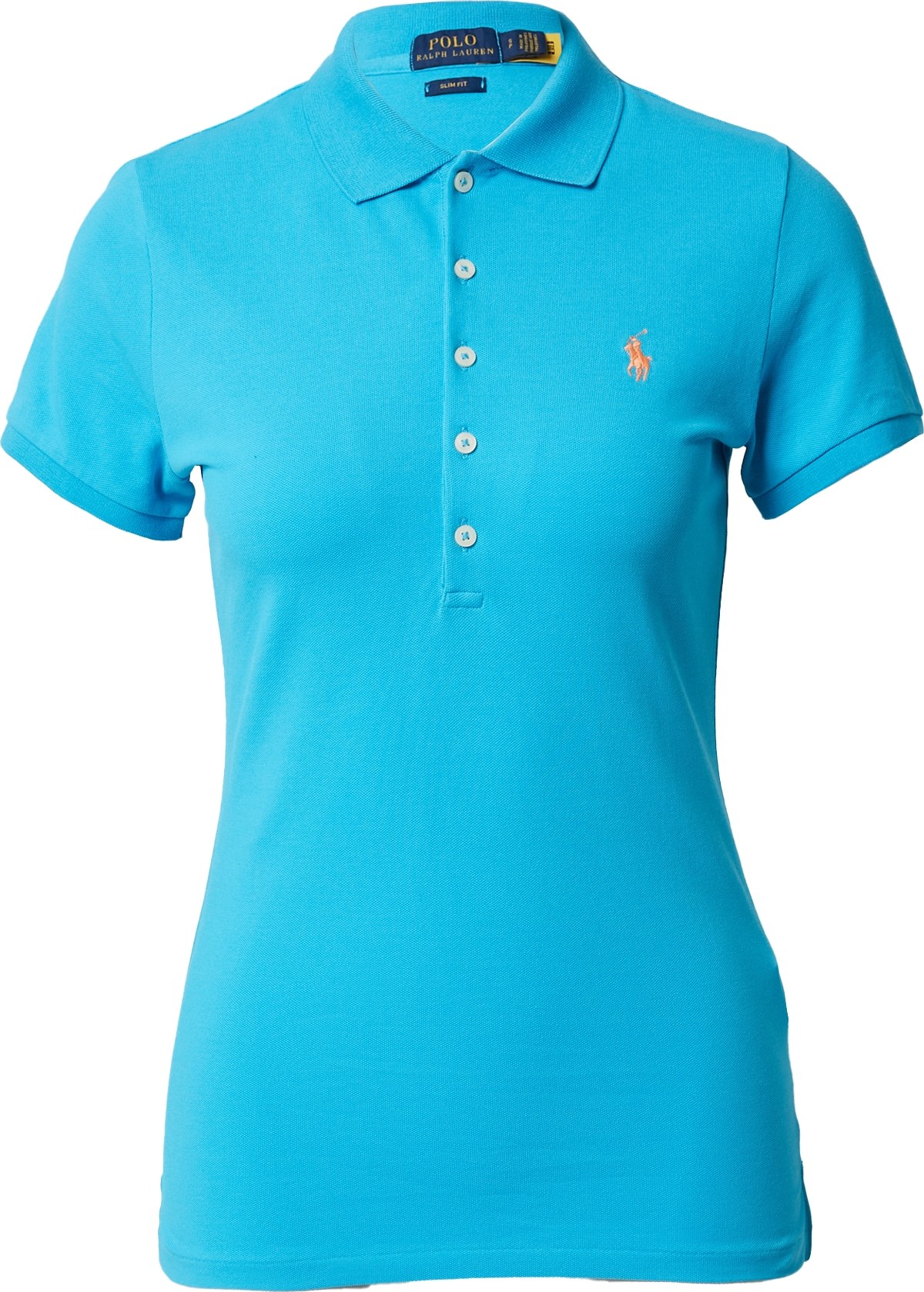 Polo Ralph Lauren Tričko 'JULIE' aqua modrá