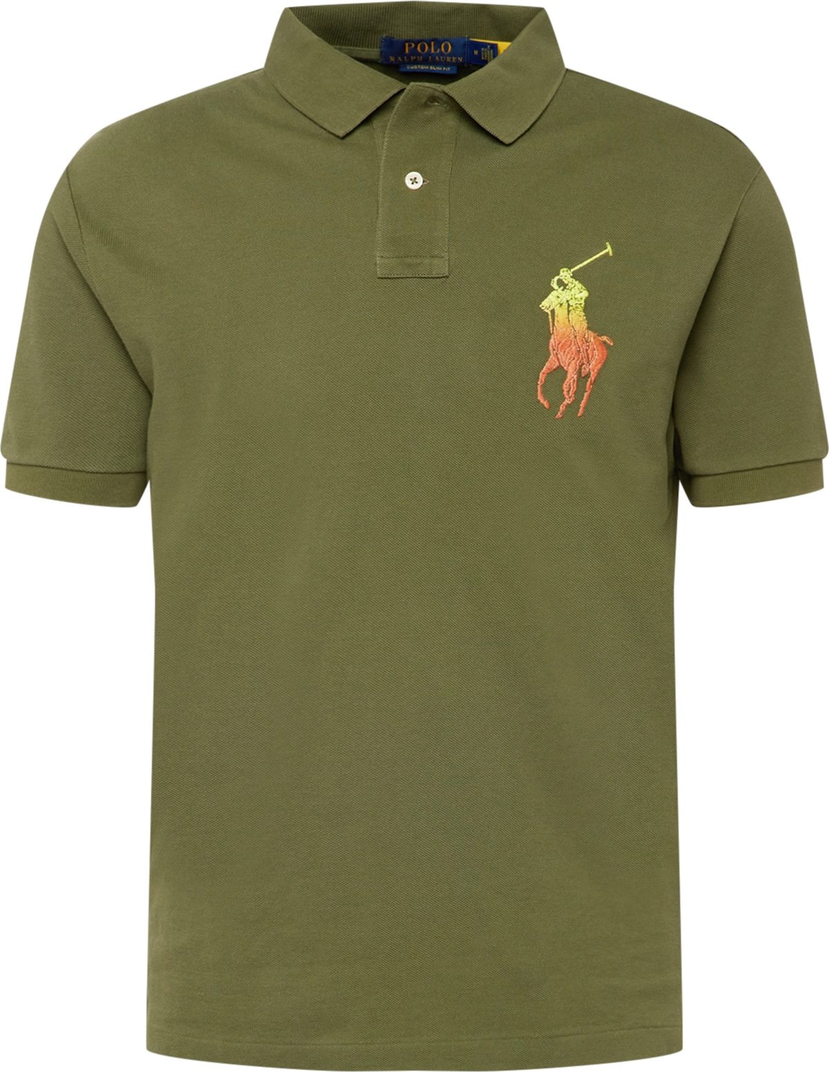 Polo Ralph Lauren Tričko žlutá / khaki / oranžová