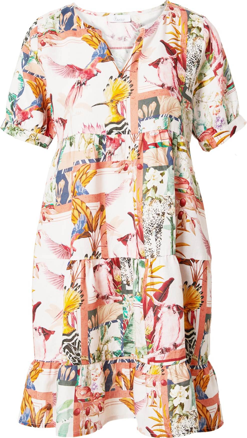 PRINCESS GOES HOLLYWOOD Šaty béžová / žlutá / zelená / lososová