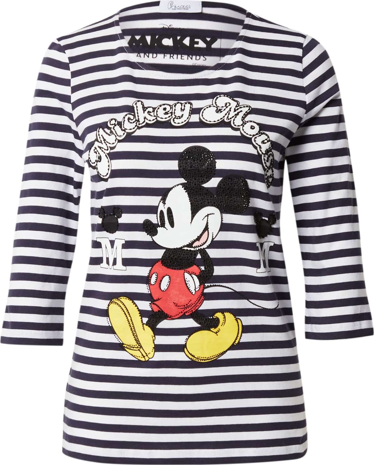 PRINCESS GOES HOLLYWOOD Tričko tmavě modrá / žlutá / červená / bílá