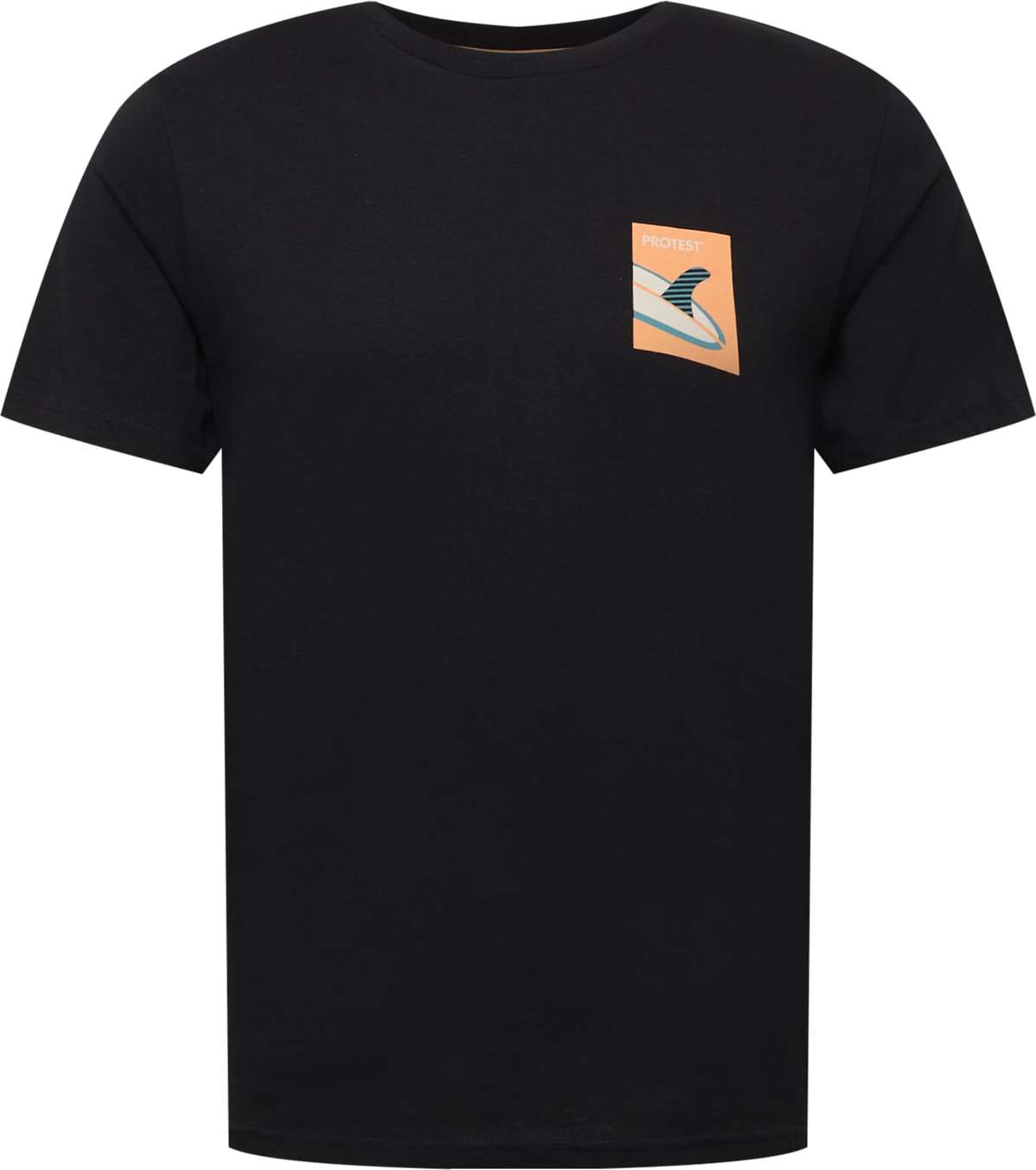 PROTEST Funkční tričko 'TOALO' béžová / modrá / oranžová / černá