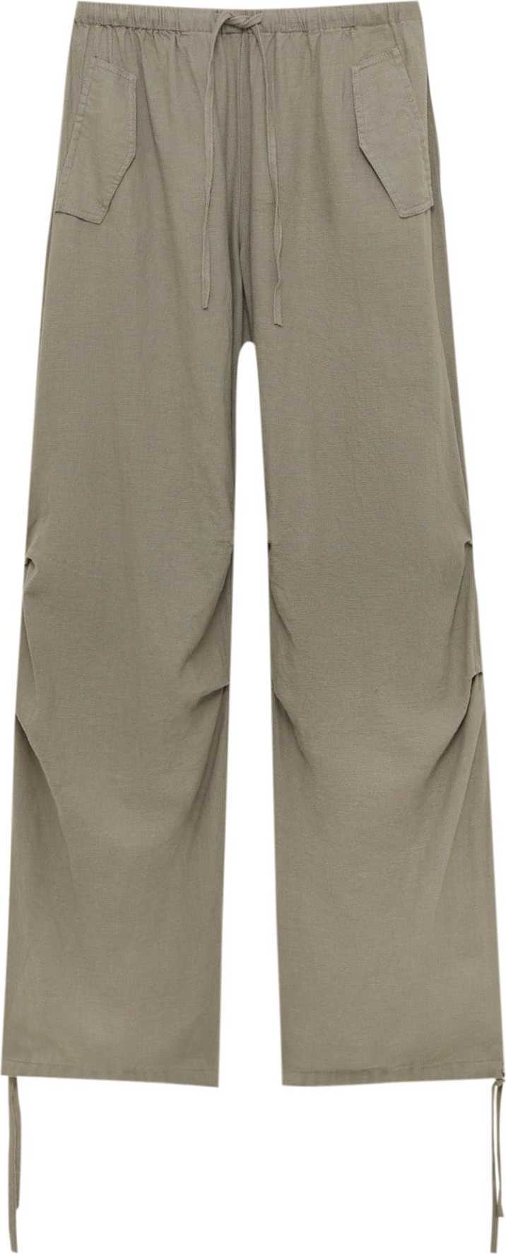 Pull&Bear Kalhoty barvy bláta