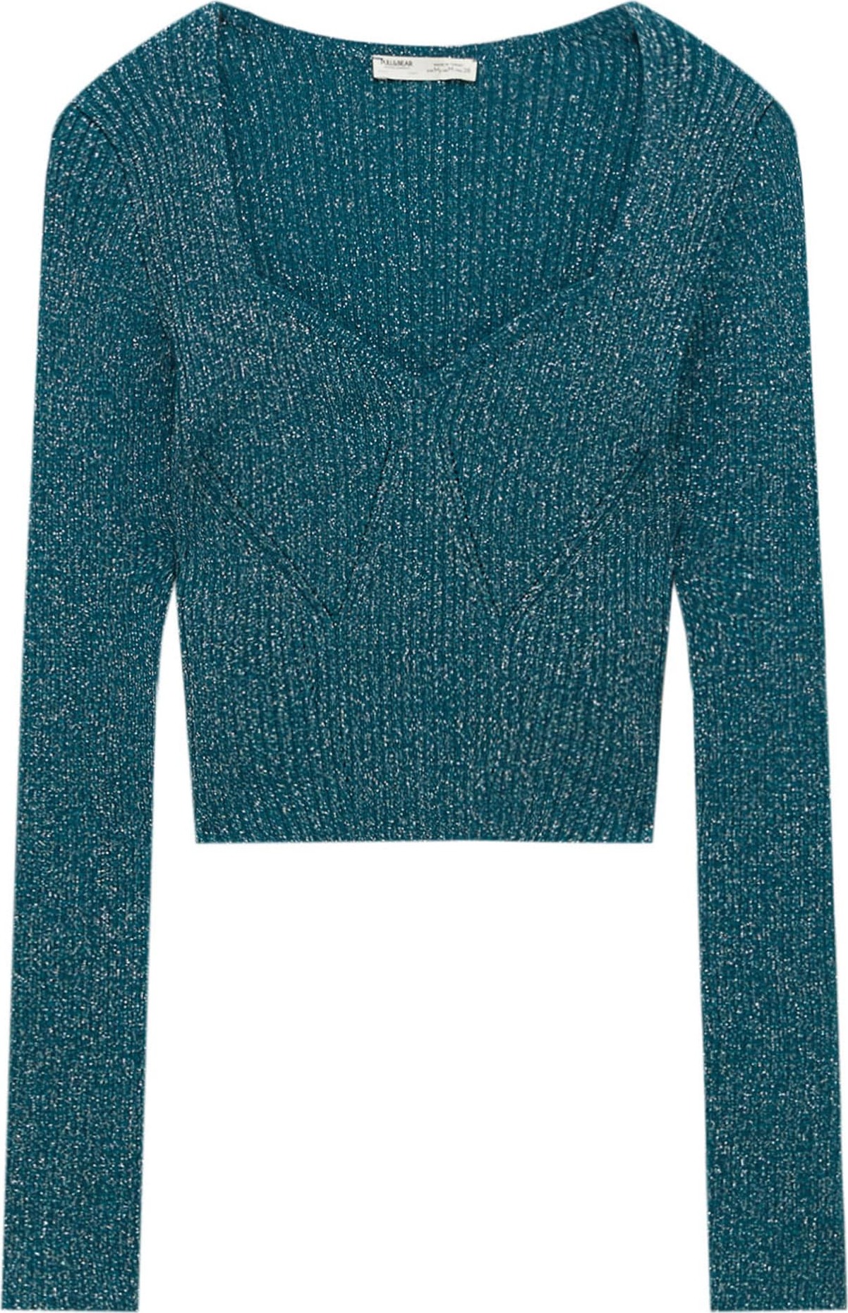 Pull&Bear Svetr smaragdová