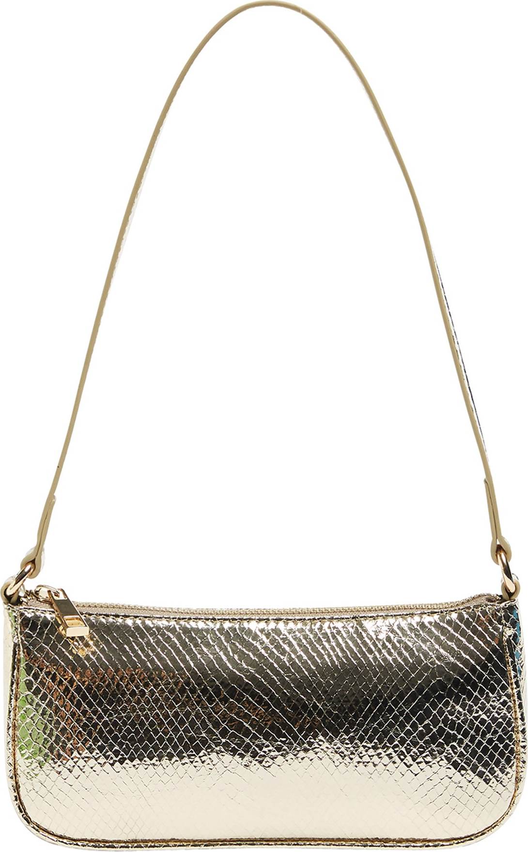 Pull&Bear Taška přes rameno zlatá