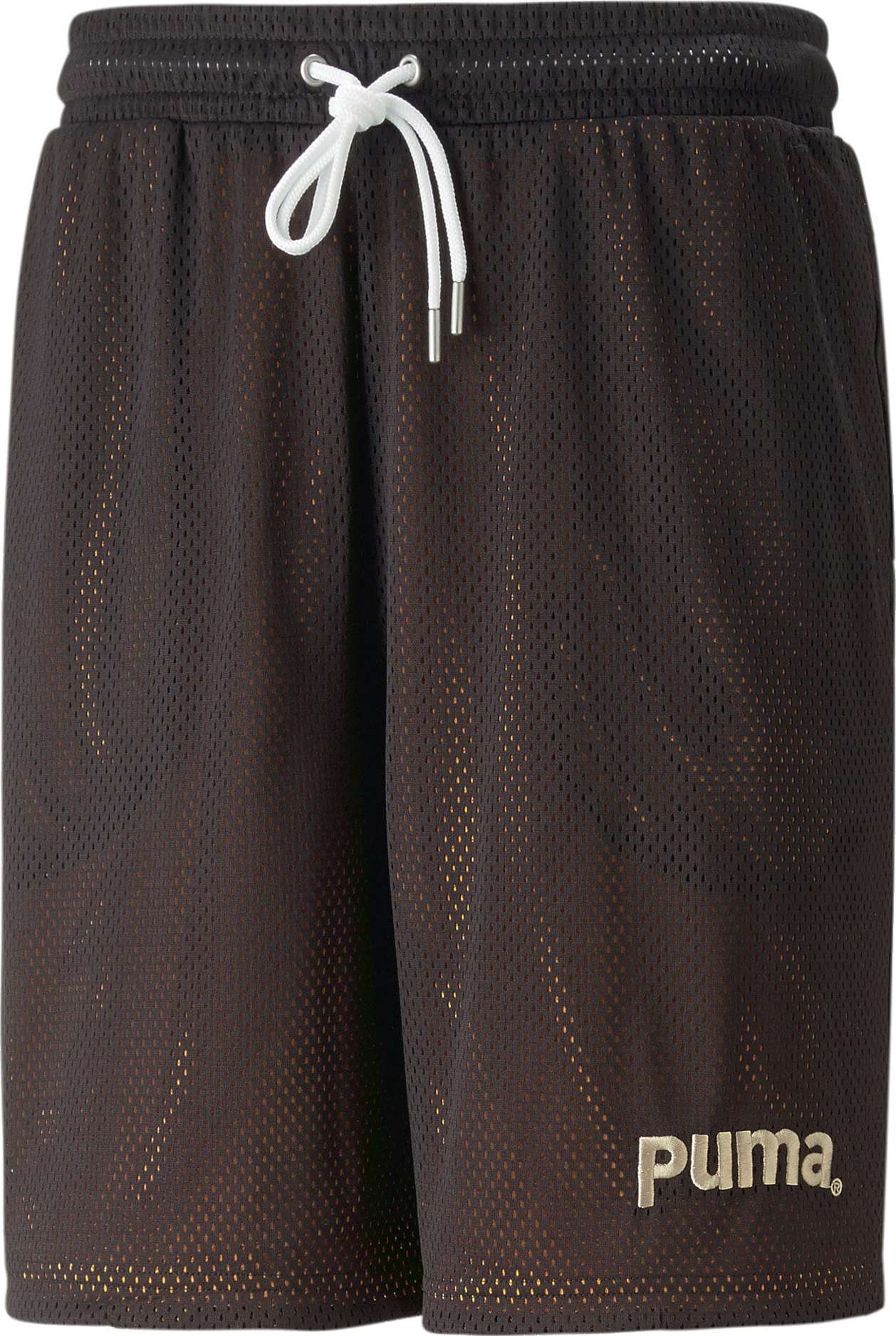 PUMA Kalhoty béžová / černá / bílá