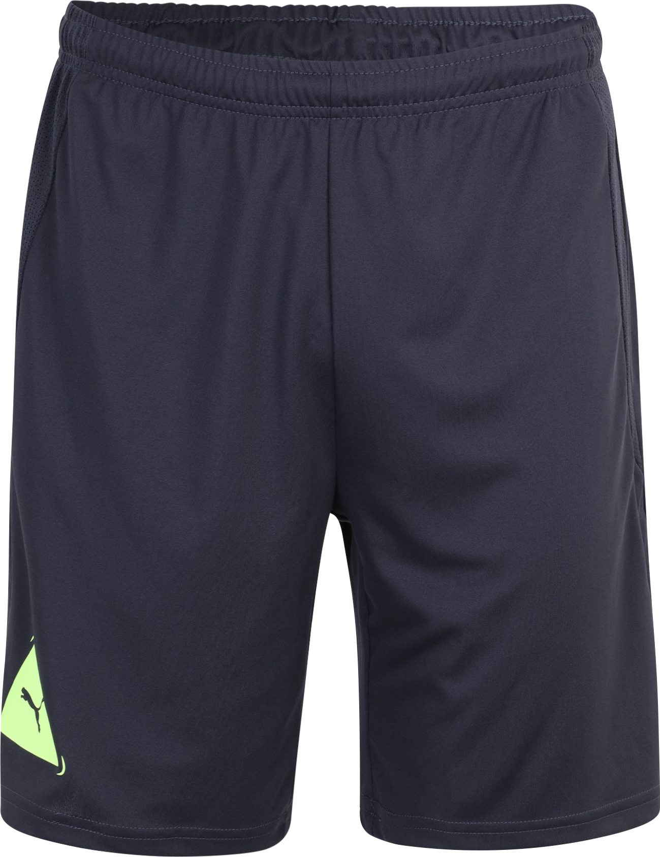PUMA Sportovní kalhoty noční modrá / pastelově zelená