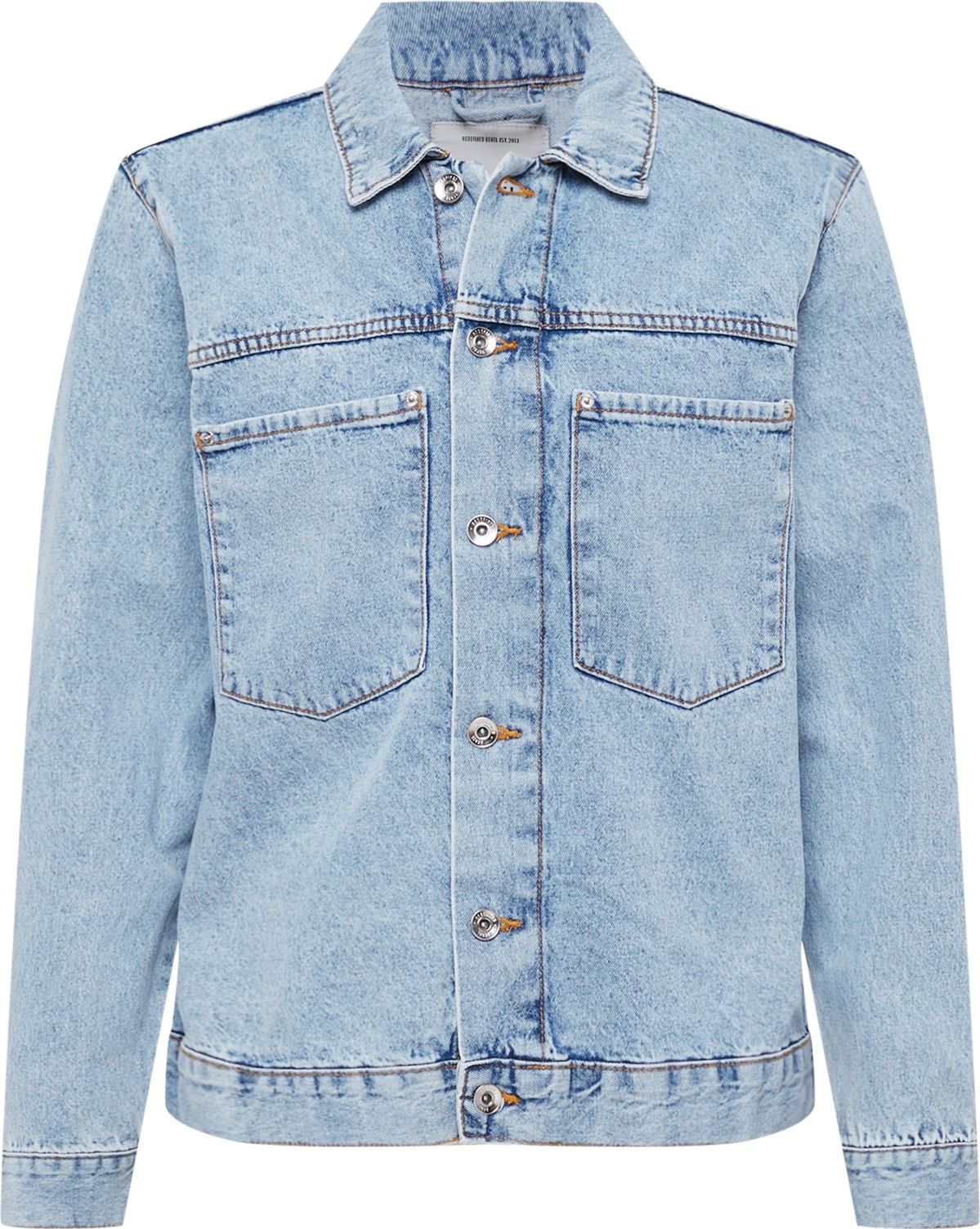 Redefined Rebel Přechodná bunda 'Drake' modrá džínovina