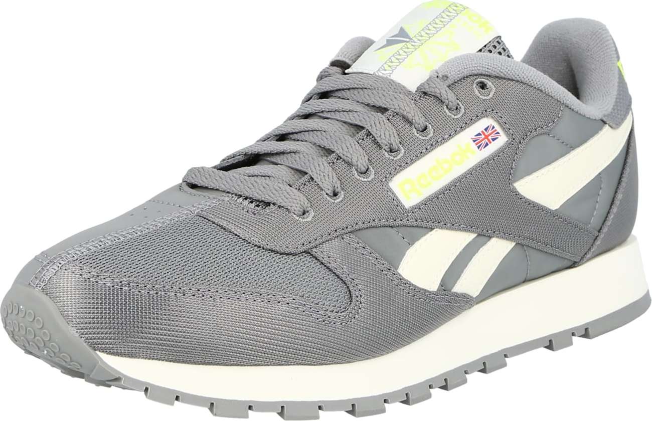 Reebok Classics Tenisky limone / šedá / bílá