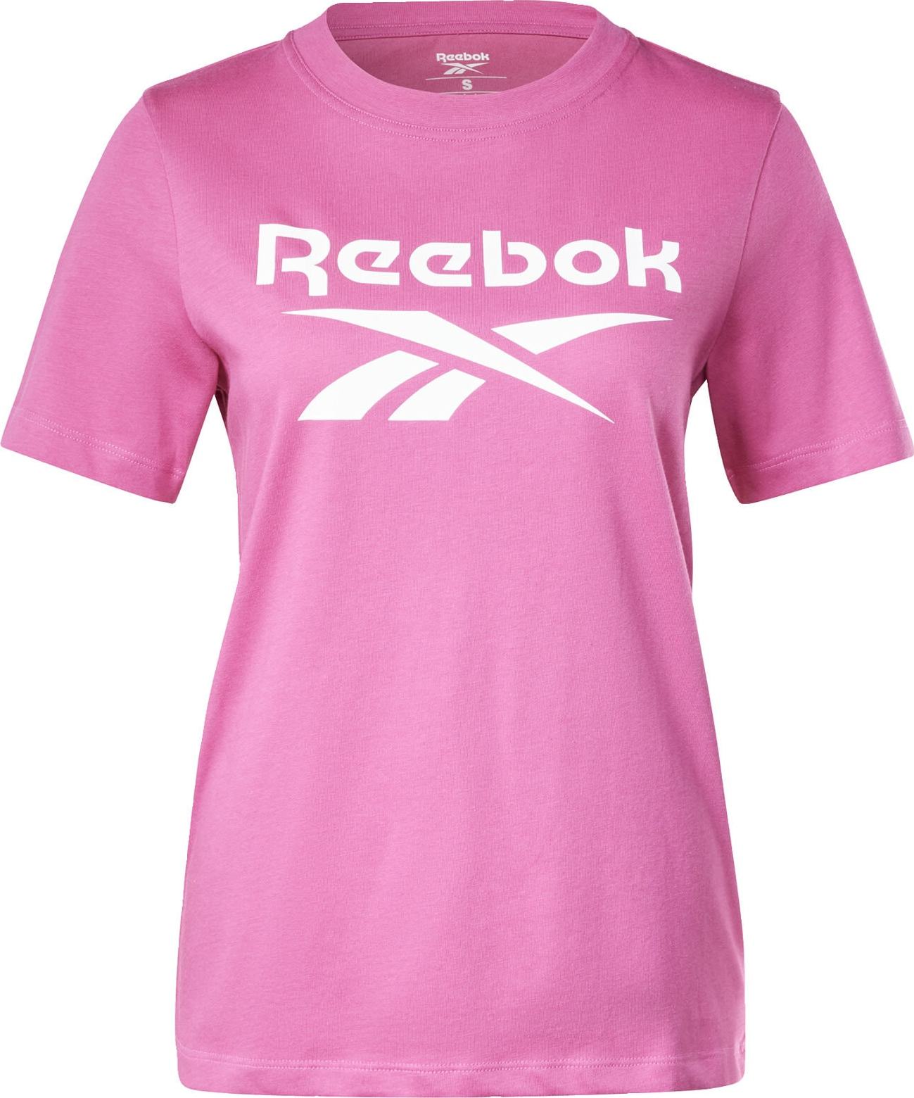 Reebok Sport Funkční tričko pink / bílá