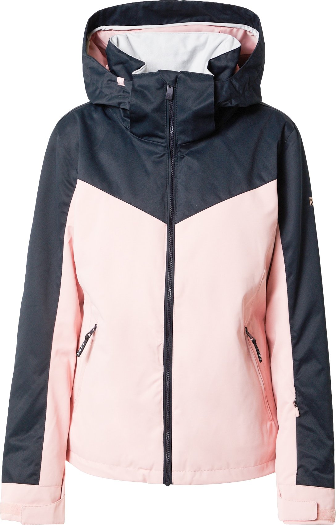 ROXY Outdoorová bunda 'FREE JET' růžová / černá