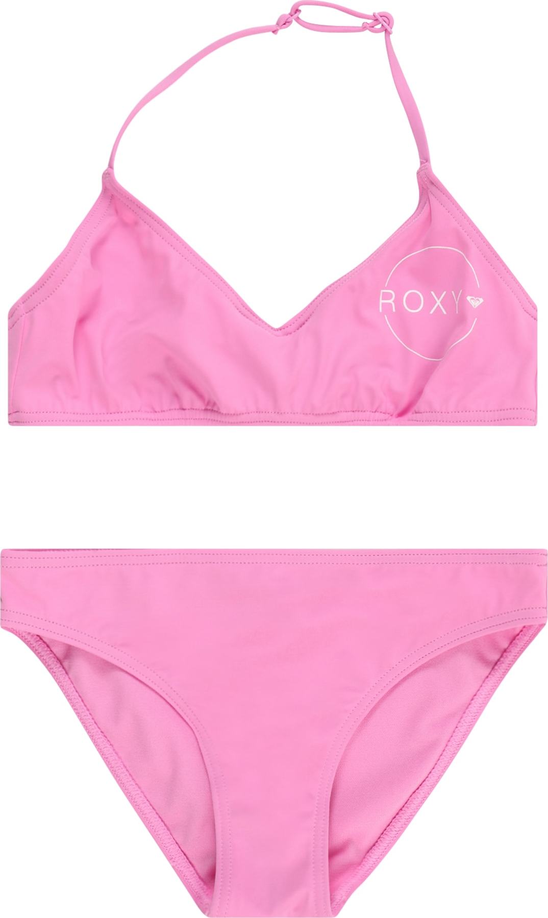 ROXY Sportovní plavky růžová / bílá
