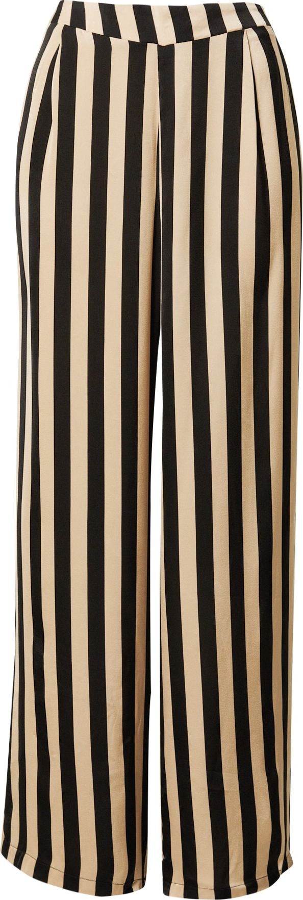 Rut & Circle Kalhoty se sklady v pase 'JENNA' béžová / černá