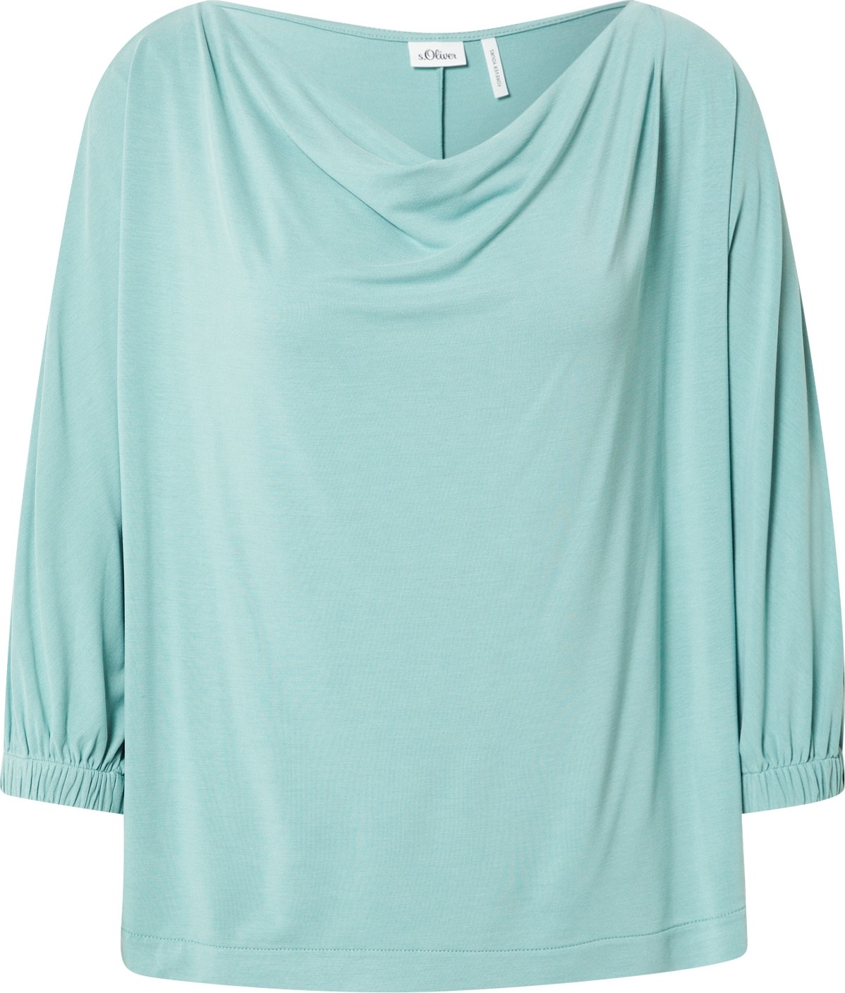 s.Oliver BLACK LABEL Tričko tyrkysová