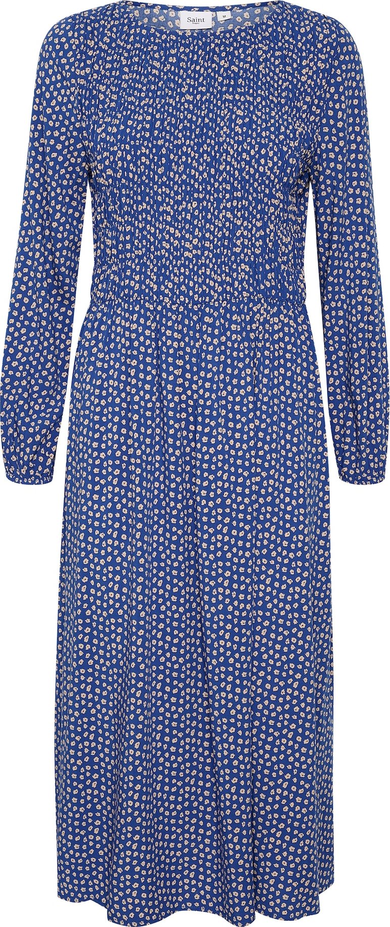 SAINT TROPEZ Šaty 'Gisla' béžová / modrá