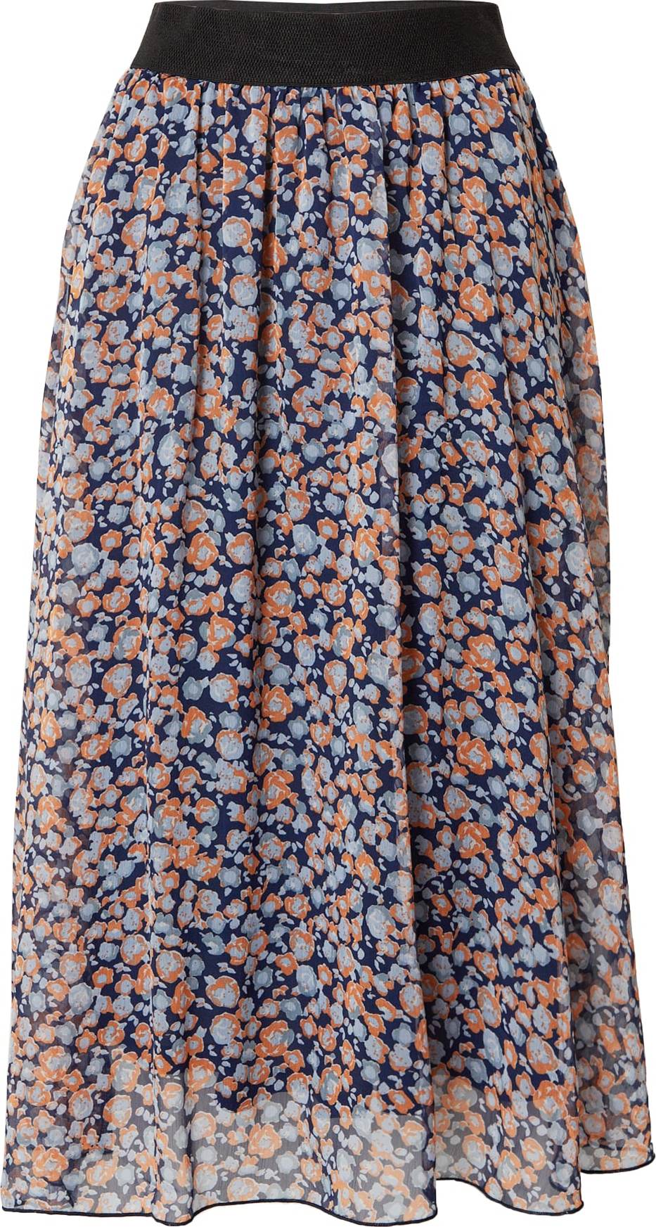 SAINT TROPEZ Sukně 'Salva' marine modrá / opálová / oranžová