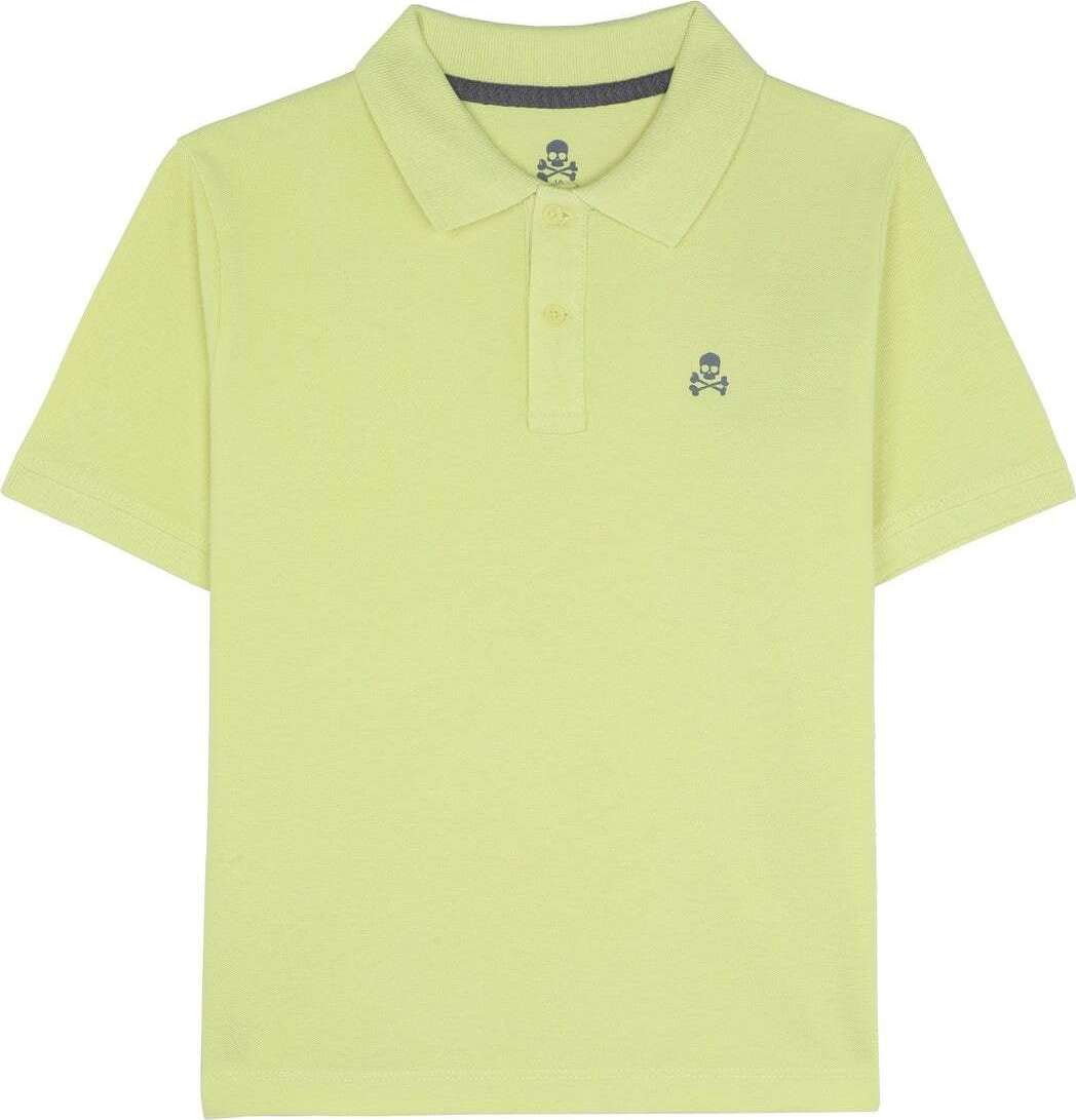 Scalpers Tričko tmavě modrá / limetková