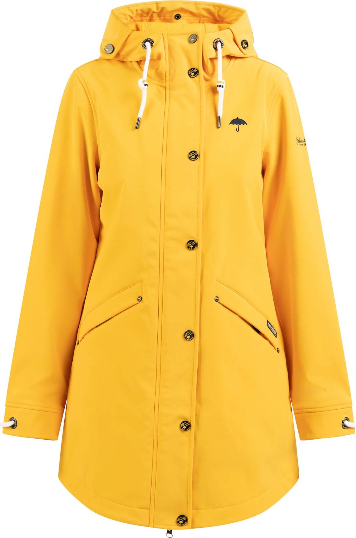 Schmuddelwedda Funkční bunda žlutá / bílá