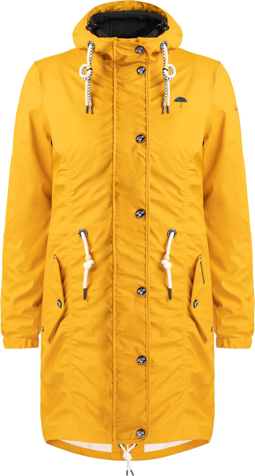 Schmuddelwedda Funkční kabát hořčicová