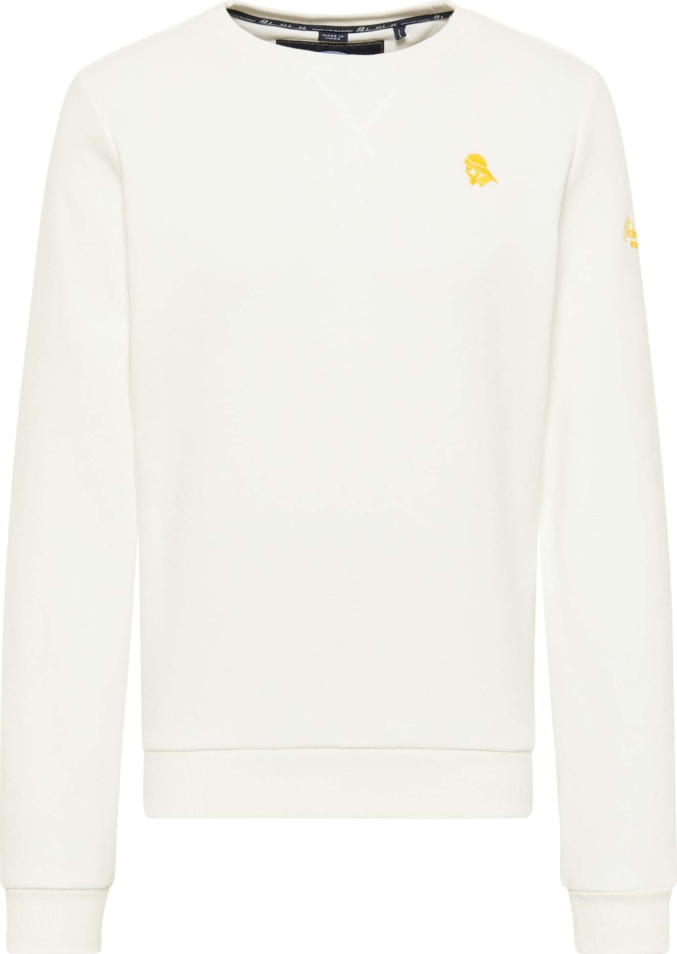 Schmuddelwedda Mikina medová / černá / barva bílé vlny