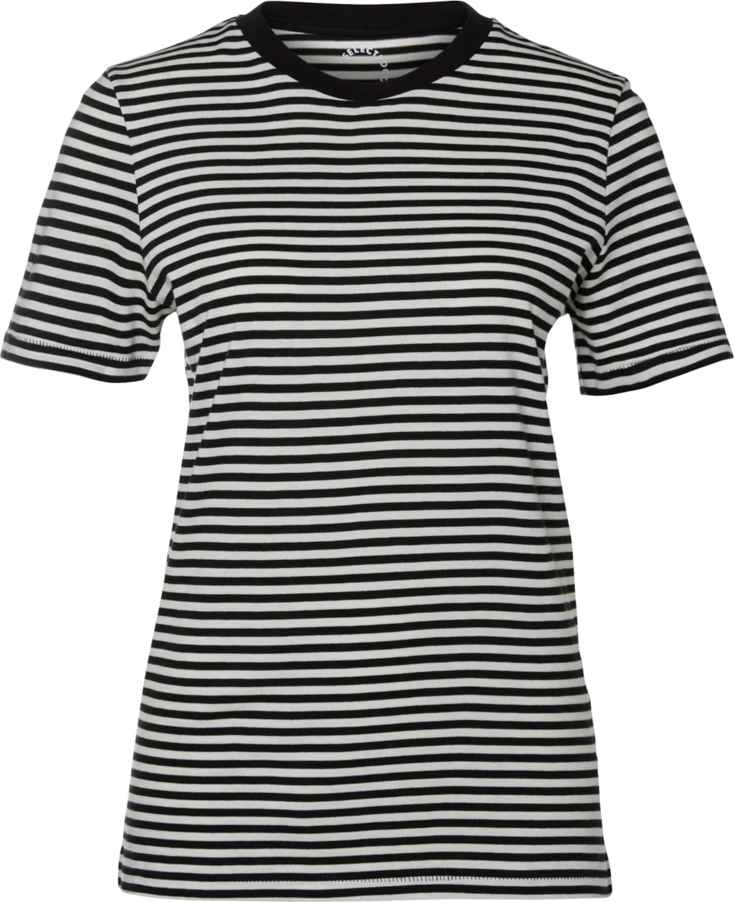 SELECTED FEMME Tričko černá / bílá