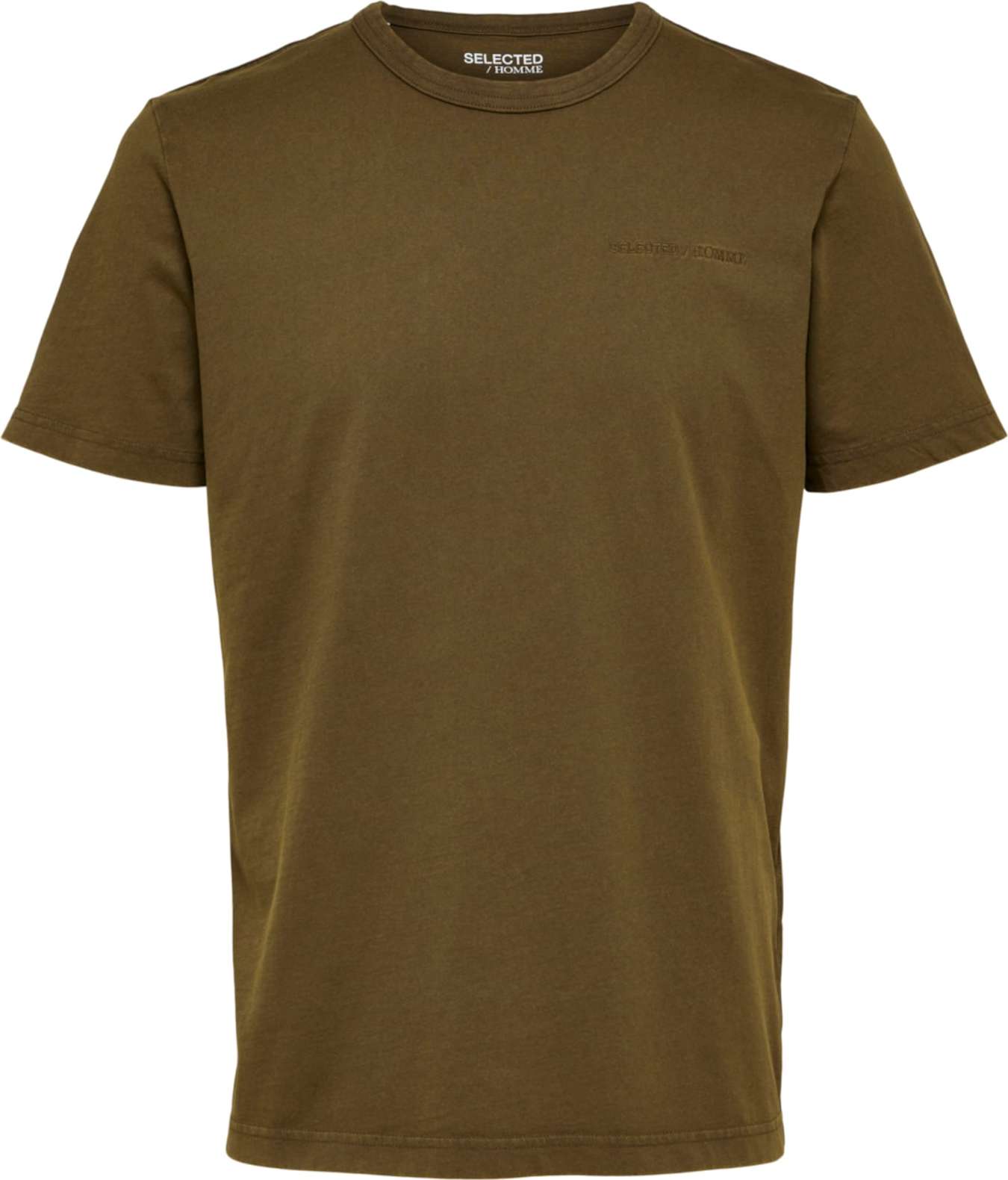 SELECTED HOMME Tričko olivová