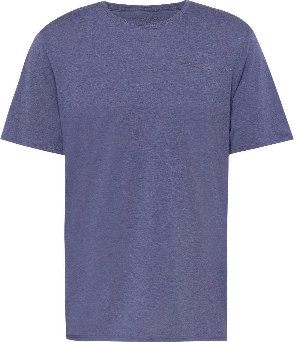 Skechers Performance Funkční tričko antracitová / fialový melír