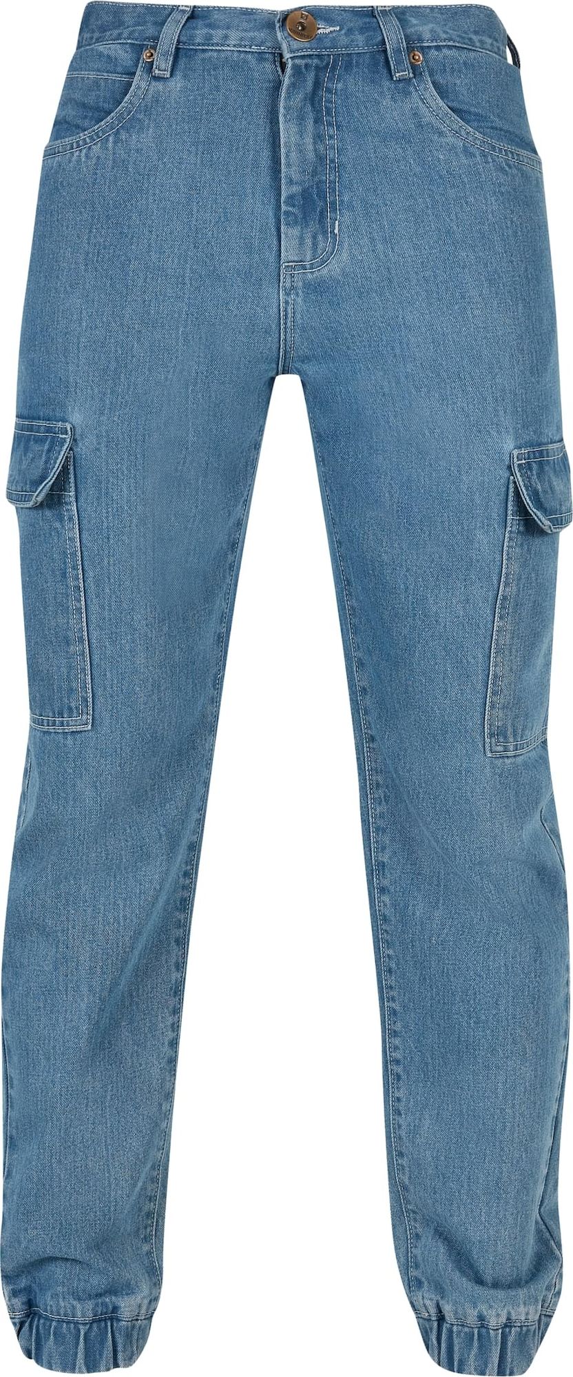 SOUTHPOLE Džíny s kapsami modrá džínovina