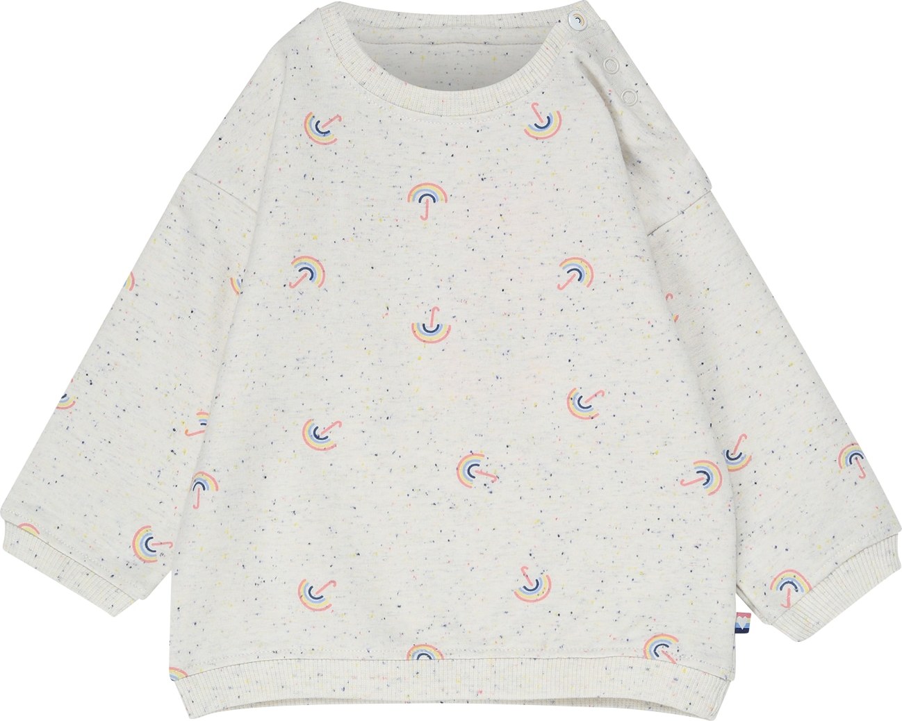 STACCATO Mikina modrá / žlutá / oranžová / offwhite