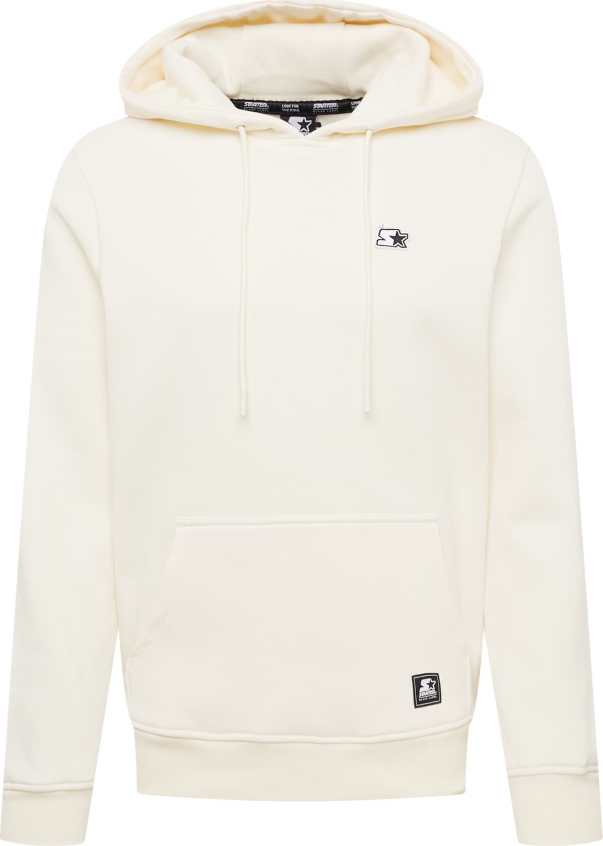 Starter Black Label Mikina černá / barva bílé vlny